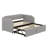 Velvet Upholstered Daybed With Pop Up Trundle-88244012