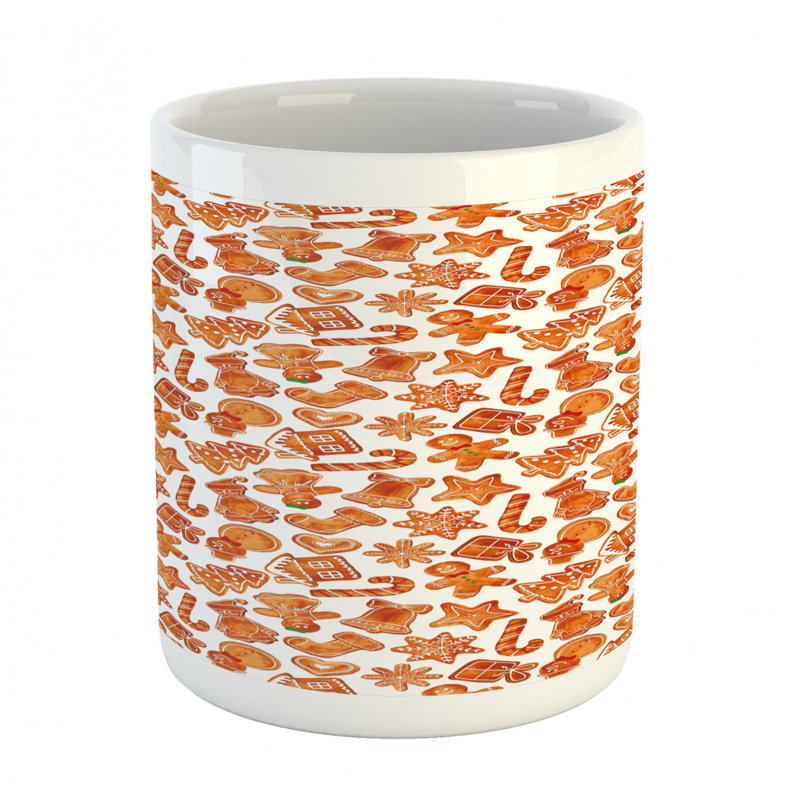 Grande tasse à café pain d’épice man