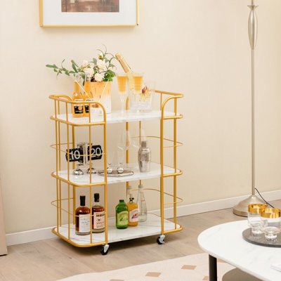 Metal Bar Cart