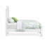 Lit simple au-dessus d'un lit simple en bois Keady