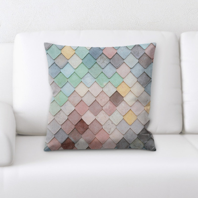 Microsuede Reversible Throw Pillow
