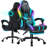HOFFREE Led Gaming Chair With Speakers And Massage Video Game Chair Big And Tall For 400Lbs With Footrest Reclining High Back Computer Desk Chair-1675012965