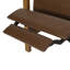 Fauteuil inclinable manuel en bois