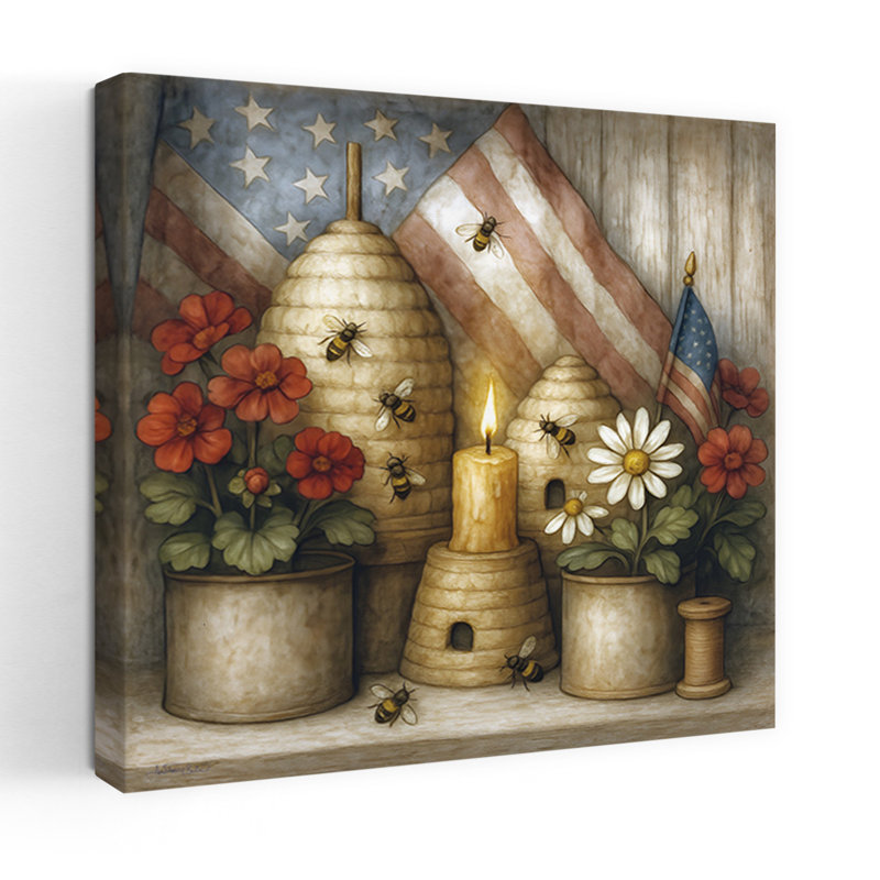 Art mural Sweet Sweet Liberty, 32" H x 32" W