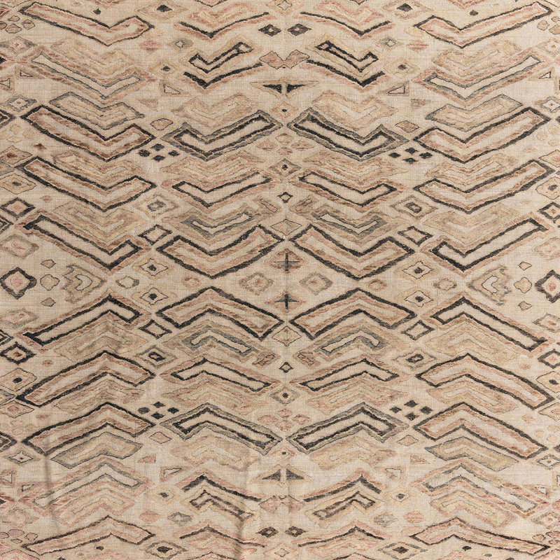 Abstract Indoor Rug, Square 5'