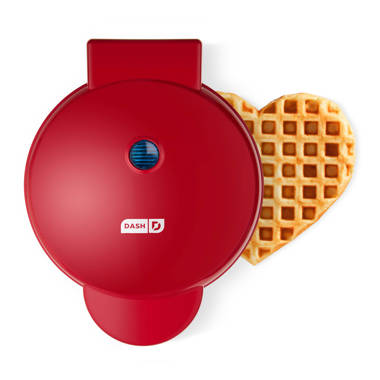 CucinaPro 2.5'' Heart Non Stick Waffle Maker