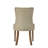Beige And Salvaged Oak Tufted Back Parson Chairs (Set Of 2)-443570504-443570506