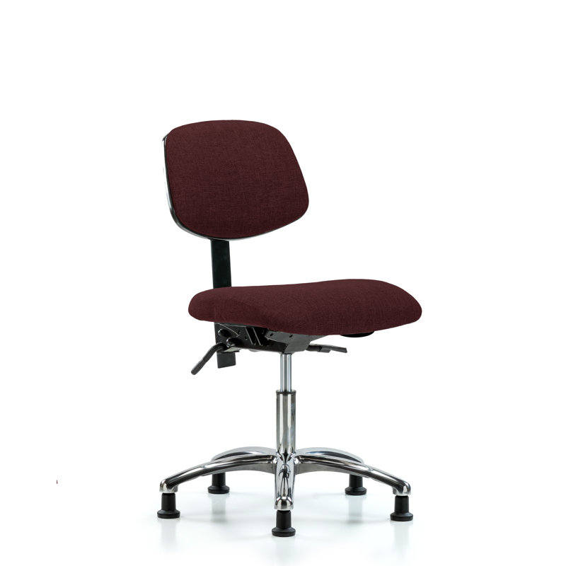 Chaise de travail Amos, Bourgogne, Patins, Inclus