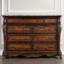 7 tiroirs Lark Commode antique en chêne foncé