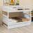 Stairway Bunk Bed With Trundle, Storage And Guard Rail-1172214148