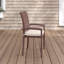 Chaise de patio empilable avec coussin Brochan-1723232948