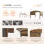 Pergola en aluminium avec auvent-96801091-96801090