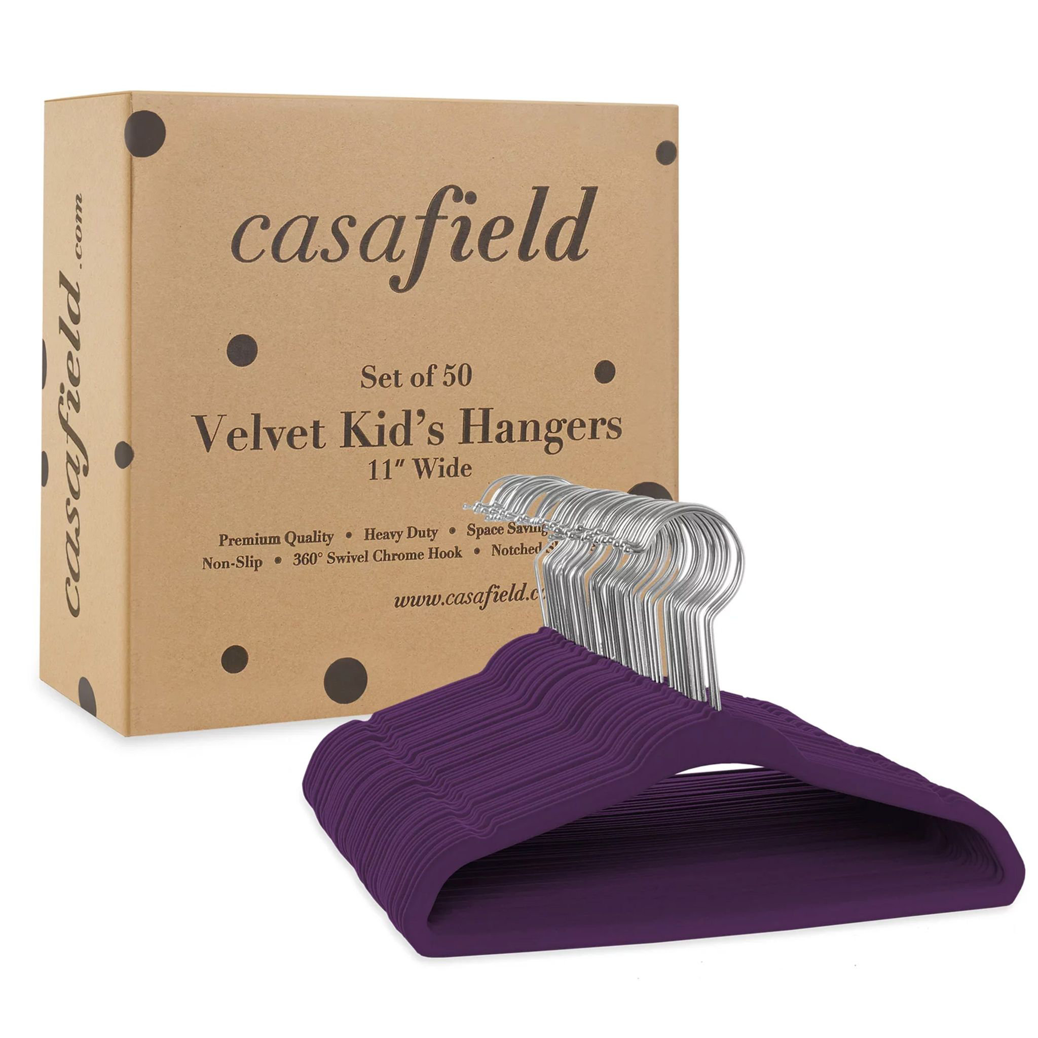 Casafield 11 Velvet Hanger for Baby Clothes & Reviews