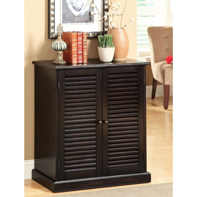 Armoire de rangement à chaussures avec finition et tablettes réglables en bois massif - capacité de configuration des tablettes colorées