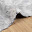 Shaggy Rug High Pile NAVARRA Light Grey Polyester-1160130722