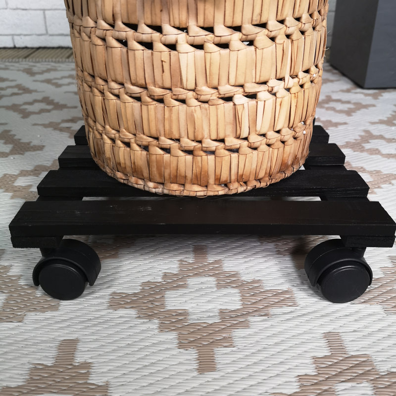 Chardasia Wood Caddy Plant Stand
