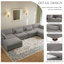 Canapé modulaire en velours côtelé Maelina -107665273-107665279