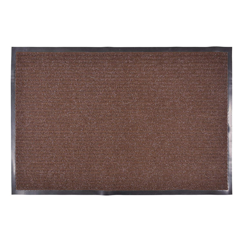 Tapis d'entrée antidérapant Meltham, Brun, Rectangle 3 pi x 5 pi