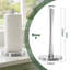 Stainless Steel Freestanding Organizer Stand,brushed Nickel Finish, Ideal For Large Rolls In Kitchen & Bathroom