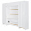 Grand lit escamotable mural avec placard, tiroirs et tablettes-1526078837