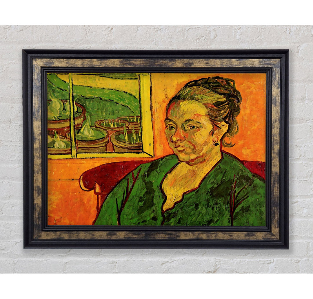 Van Gogh Porträt von Madame Augustine Roulin - Einzelner Bilderrahmen Kunstdrucke