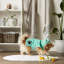 Couverture en polyester AQUA brodé PAW-57762340-57762343