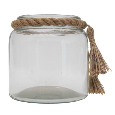 Bouteilles décoratives en verre transparent de 6,5 po Swarthmore