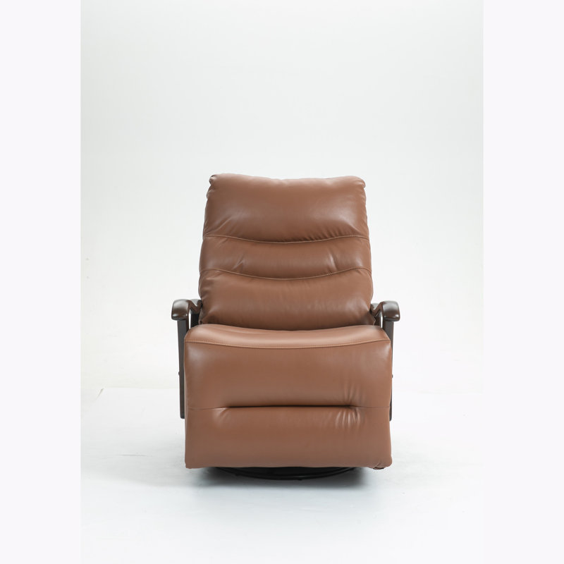 Fauteuil oscillant pivotant berçant inclinable électrique, Orange