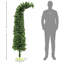 Arbre de Noël crayon, arbre de Noël artificiel pliable avec 400 branches