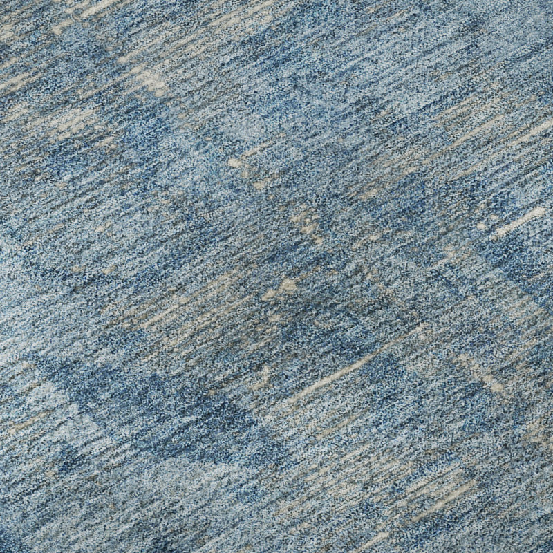 Premium Machine Washable Larock AMF1228 Global Rug, Round 8'