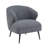 Luxury Living Room Furniture 1pc Accent Chair Upholstery, High-Density Foam Seat Cushions-1949341573