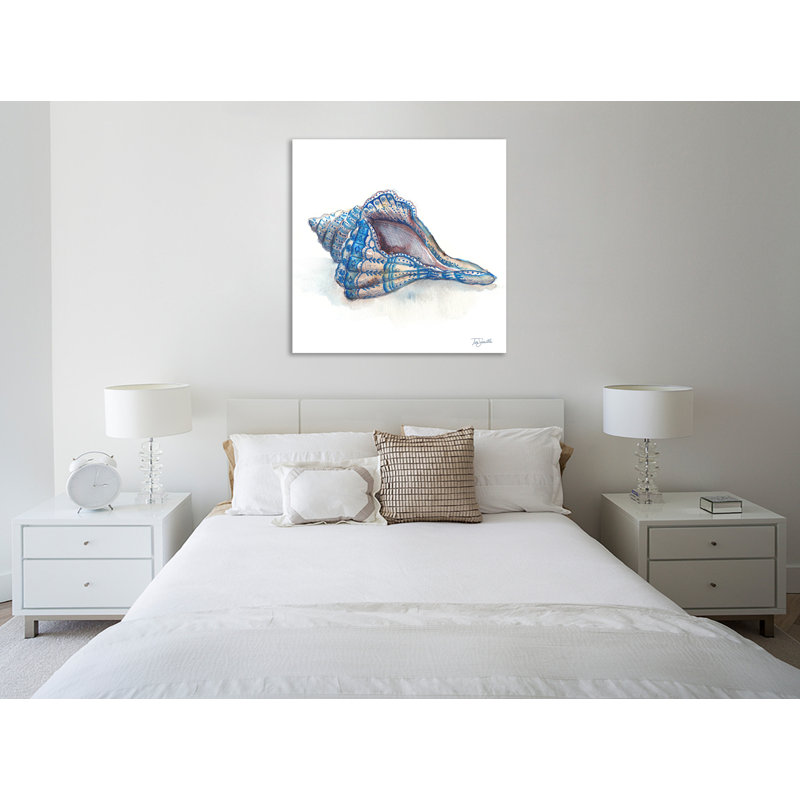 Bohemian Shells: Conch - reproduction d'art sur toile tendue, H 36 po x l 36 po x P 1,5 po