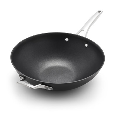 Calphalon Premier Hard-Anodized Nonstick 13" Flat Wok