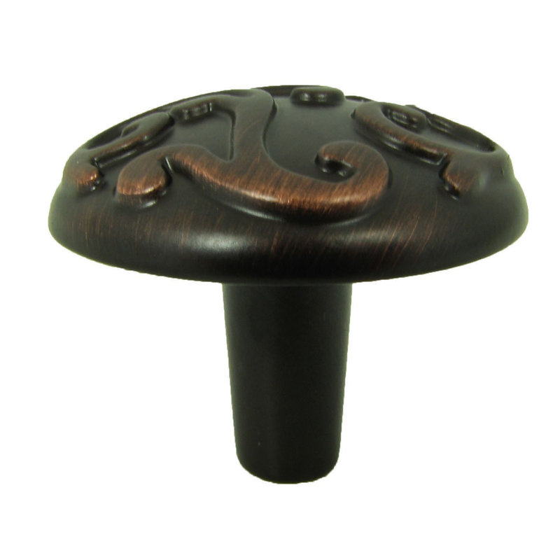 Ivy 1 1/8" Diameter Mushroom Knob Multipack, Oil Rubbed Bronze