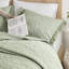 Ensemble de couvre-lit pour grand lit 3 pièces - chenille florale avec bordure frangée, mélange de coton respirant et, grande taille pour une utilisation à l'année, qualité de la fibre, approuvé, lavable à la machine-120954100-120954101