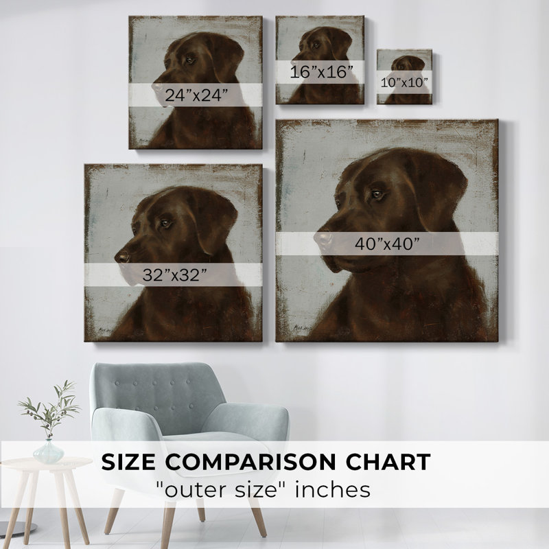 Sur toile, H 24 po x l 24 po x P 1,5 po