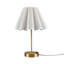 Lampe de table d'appoint à contrôle de prise et à intensité variable avec prise de courant dorée Voir ci-dessous