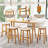 Woven Saddle Stools Set Of 2 Faux Pu Leather Counter Height Kitchen Stool-2124544710