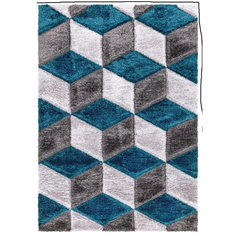 Shag Area Rug, Rectangle 120 x 170 cm