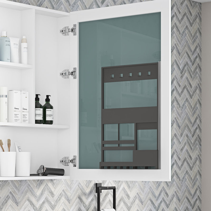 Armoire à pharmacie sans cadre Surface Mirror, H 36 po x l 48 po x P 4,8 po