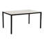 PARSON MARBLE DINING TABLE SMALL BLACK BASE