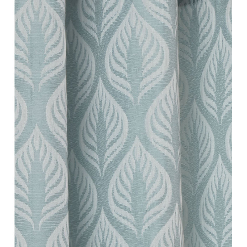 Midtown Room Darkening Curtain, 117cm W x 183cm L, Duck Egg