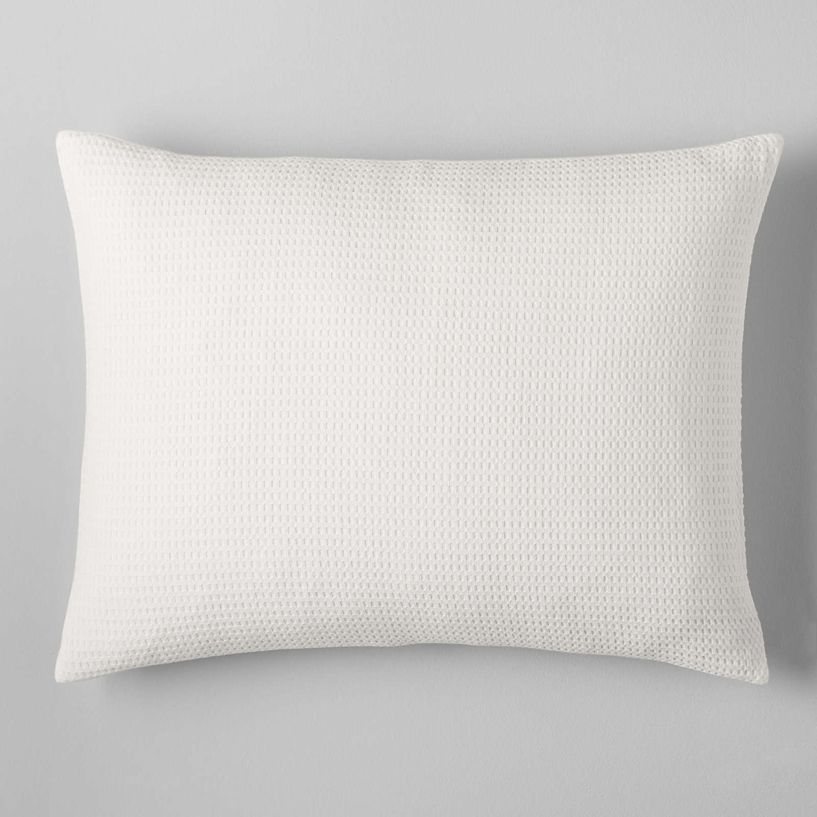 Felix Cotton Waffle Sham Set, King, White