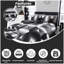 Soft Polycotton 3D Triangle Reversible Duvet Cover Set with Pillowcases Available in All UK Bed - Single Double King & Super Kings-35845365