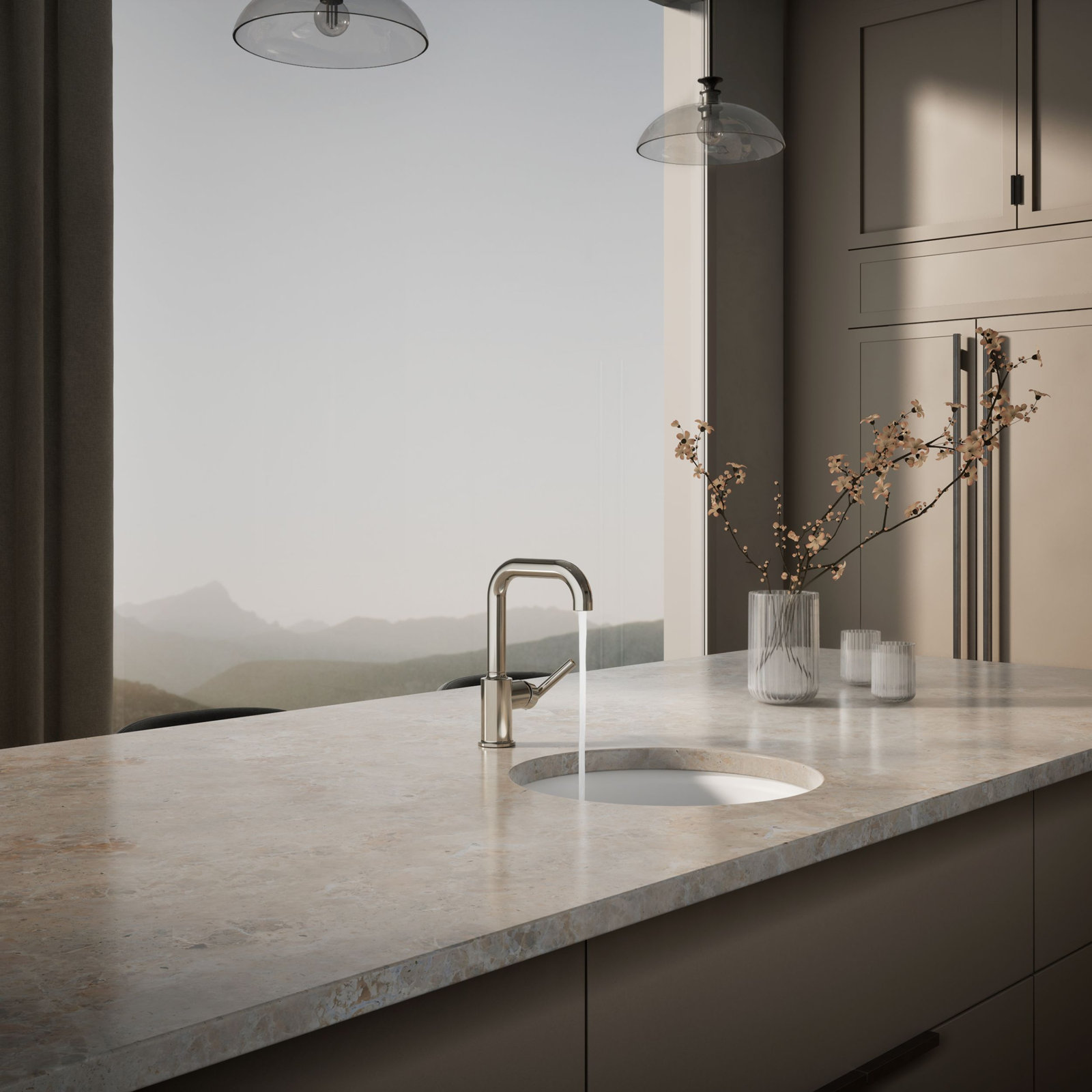Purist Bar Faucet with Accessories, Vibrant Polished Nickel