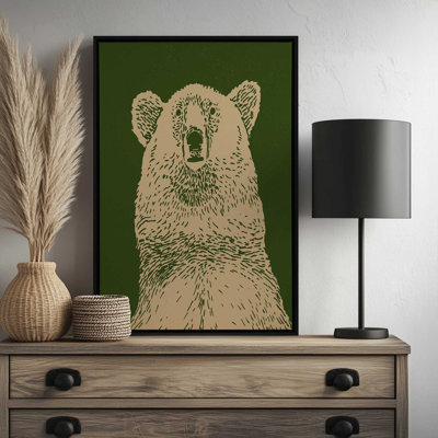 Reproduction d'art «Kodiak Bear» par Andrew Henry