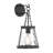 Caaliyah Metal Armed Sconce in Matte Black-84795910