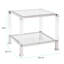 Clare Glass End Table