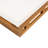 Vane Patio Acacia Wood Chaise Lounge With Adjustable Backrest & Cushion-1920831248