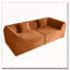 Canapé-lit compressé en mousse à mémoire de forme avec méridienne rectangulaire-1441517155